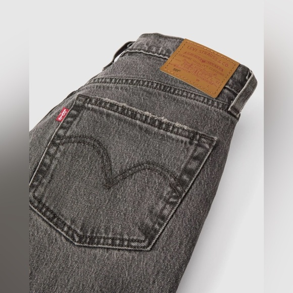 Levi's 501 Gray Skinny Jeans 29 x 30 - Picture 3 of 10